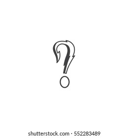 question mark icon. sign design
