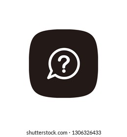 Question mark icon sign symbol