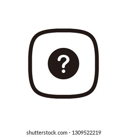 Question mark icon sign symbol
