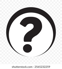 Question mark icon, Question mark sign and symbol vector Design. eps 10.
