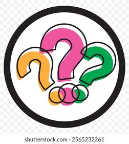 Question mark icon, Question mark sign and symbol vector Design. eps 10.