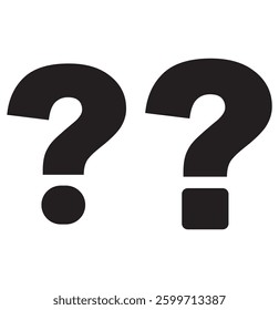 Question mark icon, Question mark sign and symbol vector Design . 1176