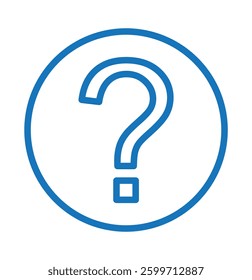 Question mark icon symbol, vector illustration . 1176
