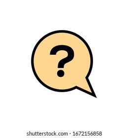 Question mark Icon In Trendy  Design Vector Eps 10