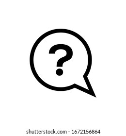 Question mark Icon In Trendy  Design Vector Eps 10
