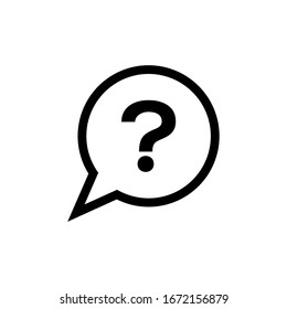 Question mark Icon In Trendy  Design Vector Eps 10