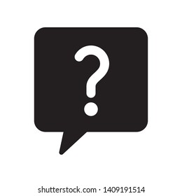 Question mark icon in trendy flat style design. Vector graphic illustration. Suitable for website design, logo, app, and ui. EPS 10.