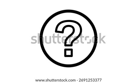Question Mark Icon untitled illustration