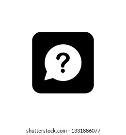 Question mark icon vector