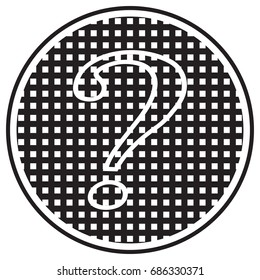 Question mark icon. vector