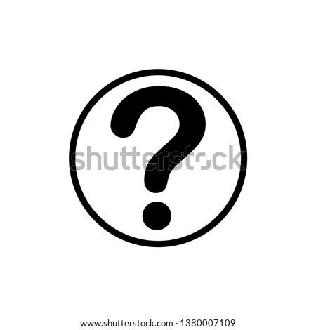 Question Mark  Icon Vector