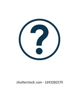 Question Mark Icon Vector Design Illustration 