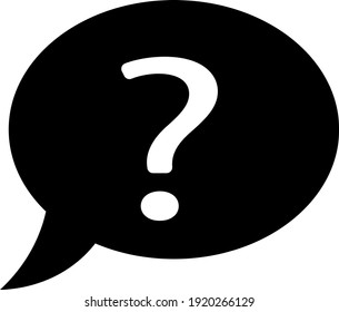 Question Mark Icon Vector Design Illustration.