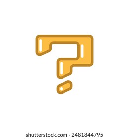 question mark icon vector design template elegant style
