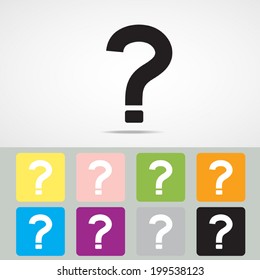 Question Mark Icon, Vector EPS 10.