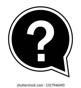 Question Mark icon vector, help vector illustration.