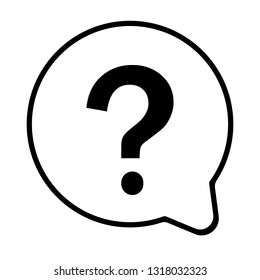 Question Mark icon vector, help vector illustration.