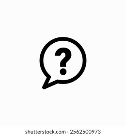 Question mark  icon vector, help, question mark symbol illustration for graphics design fully editable vector template