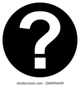 Question mark icon. Vector illustration