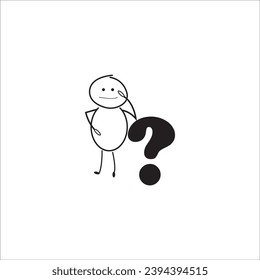 QUESTION MARK ICON VECTOR ILLUSTRATION SYMBOL DESIGN