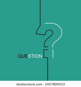 Question mark icon, vector illustration. Asking questions. Ask for help. do not ask. Need information. Question.