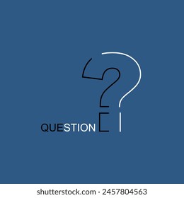 Question mark icon, vector illustration. Asking questions. Ask for help. do not ask. Need information. Question.