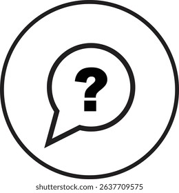 question mark icon vector illustration