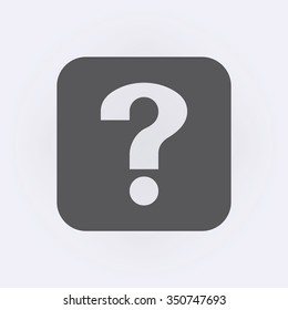 Question mark icon . Vector illustration