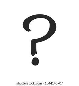 Question mark icon vector isolated symbol illustration EPS 10