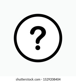 Question Mark Icon - Vector, Sign and Symbol for Design, Presentation, Website or Apps Elements. 