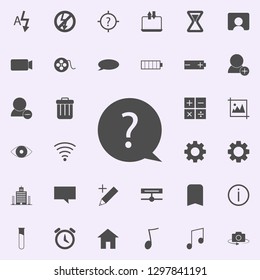 question mark icon. web icons universal set for web and mobile