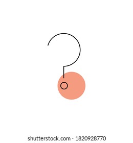Question mark icons on white background vector illustration 