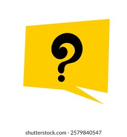 question mark illustration design template