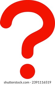 Question Mark Isolated Vector Illustration