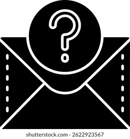 Question mark Line vector Icon Design