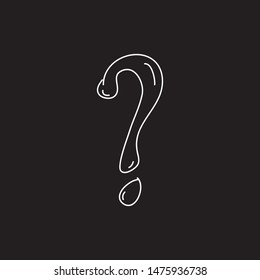 Question Mark logo design vector