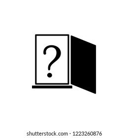 Question mark on page icon. Element of Problem solving. Premium quality graphic design. Signs and symbols collection icon for websites, web design, mobile app on white background