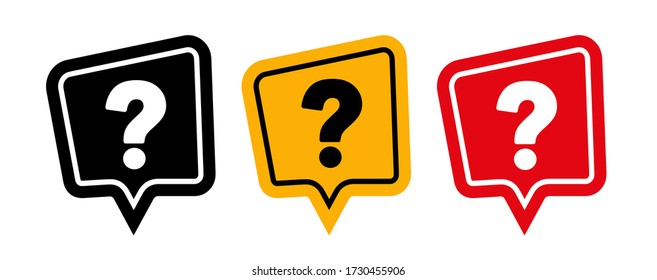 signo de interrogación sobre fondo blanco