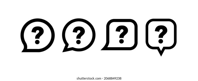signo de interrogación sobre fondo blanco