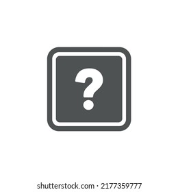 signo de interrogación sobre fondo blanco