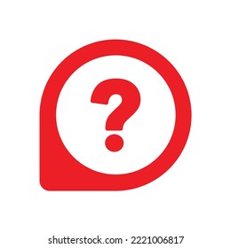 signo de interrogación sobre fondo blanco