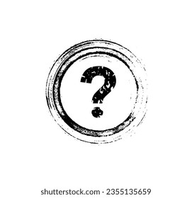 signo de interrogación sobre fondo blanco