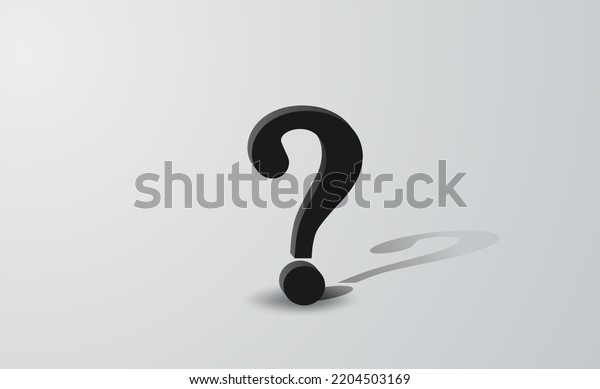 Question Mark On White Background Vector Stock Vector (Royalty Free ...