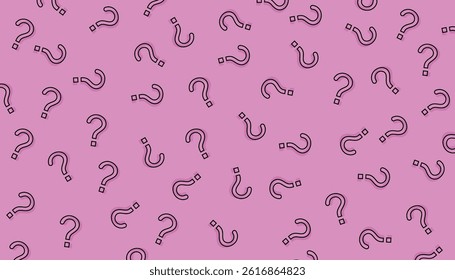 Question mark pattern abstract background. Question marks doodle icons background