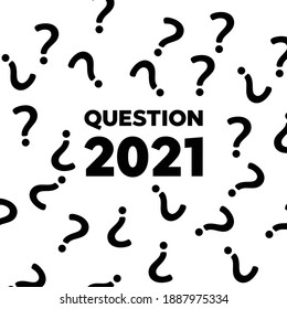Question mark pattern. Question design background