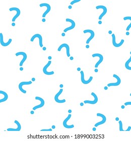 Question mark pattern. Question design background