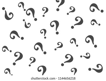 Question Mark Pattern. Question Design Vector Background