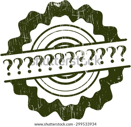 Question Mark rubber seal