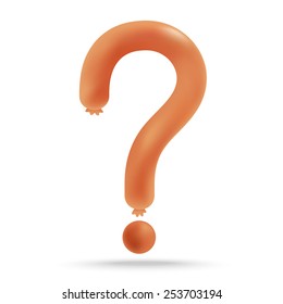 Question mark sausage