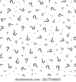 Question Mark Seamless Background Design. EPS vector illustration